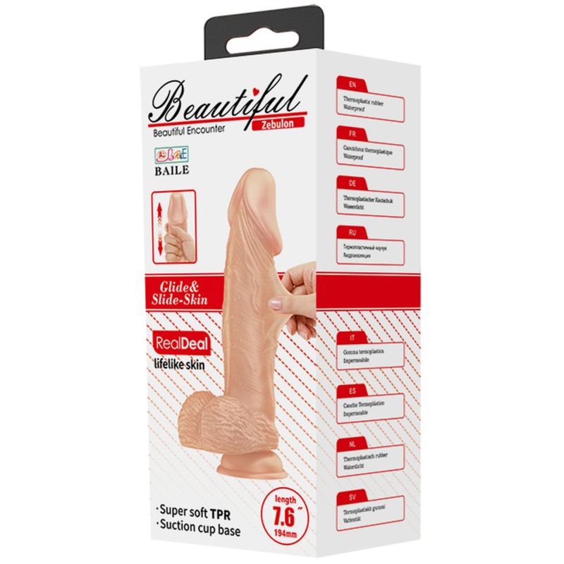 Ultra Realistyczne Dildo Sztuczny Penis 19,4 cm